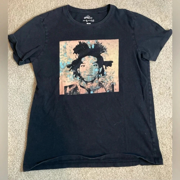 Uniqlo Other - SPRZNY Andy Warhol Uniqlo Jean Michel Basquiat Graphic Tee Size Small Black